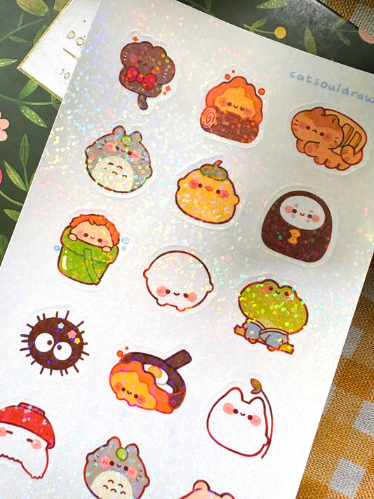 Ghibli Chibis - Holo Sticker Sheet