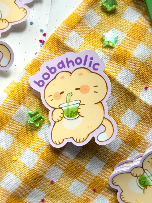 Bobaholic - Vinyl Matte Sticker