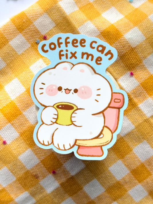 Coffee Copium - Vinyl Matte Sticker