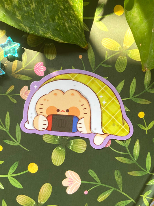 Cozy gamer - Vinyl Matte Sticker