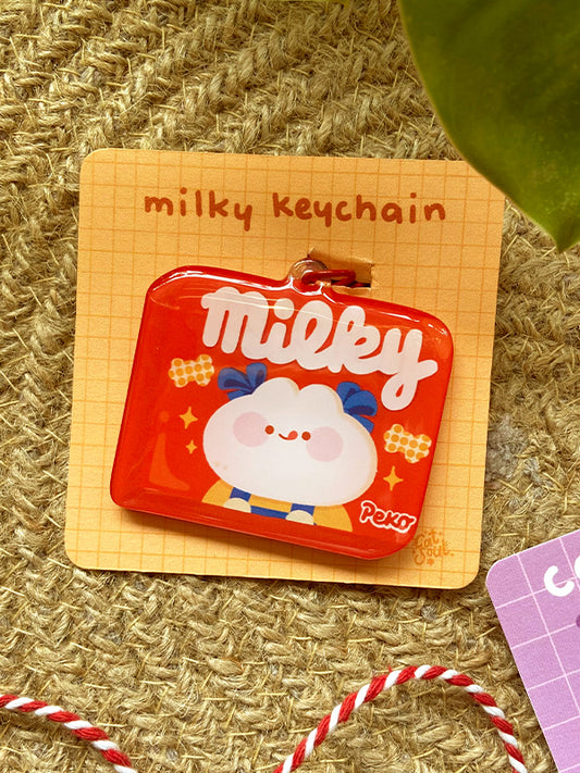 Milky - Epoxy Keychains
