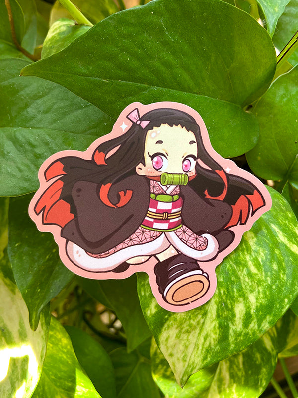 Chibi Nezuko - Vinyl Matte Sticker