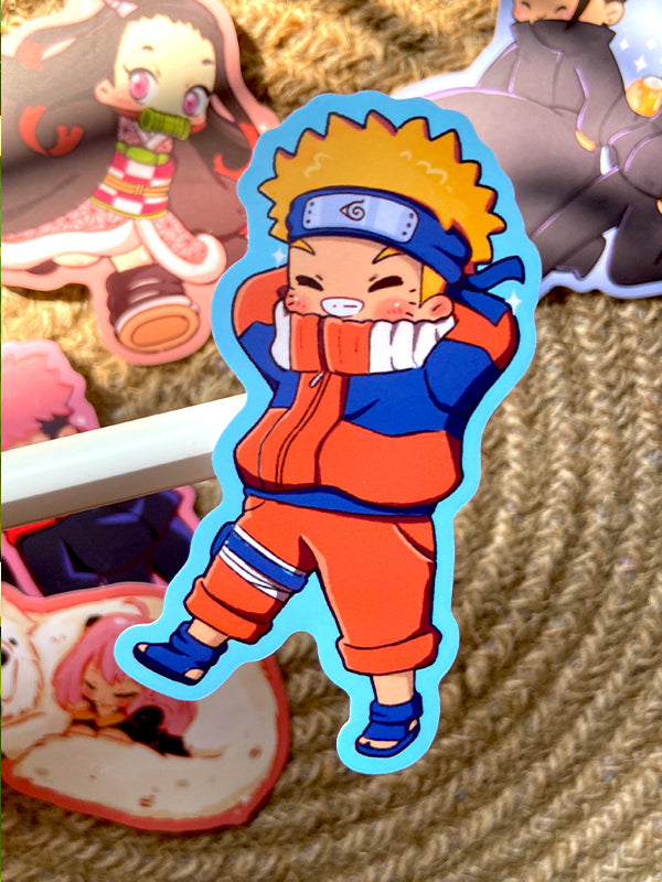 Chibi Naruto - Vinyl Matte Stticker
