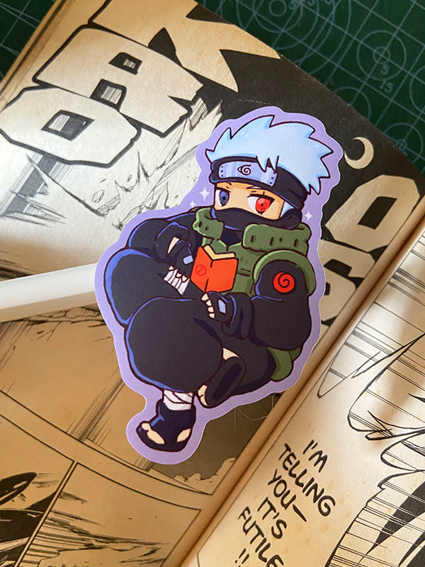 Chibi Kakashi Vinyl Matte Sticker
