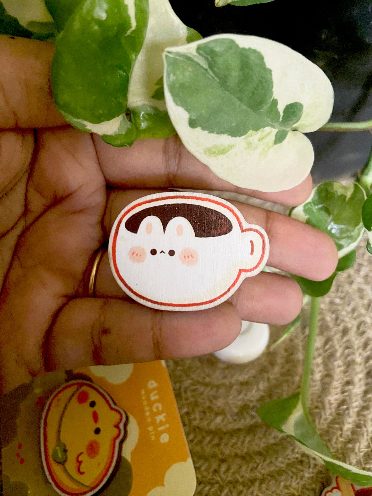 Bun Cafe - Wooden Pin