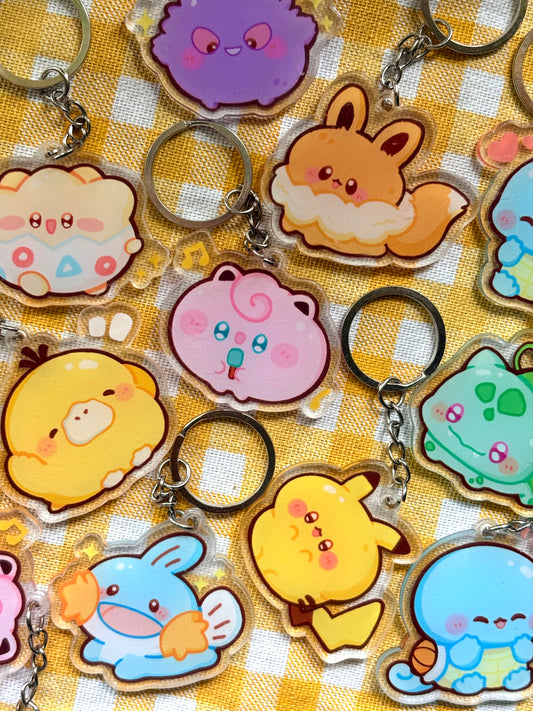 Pokémon- Acrylic Keychains