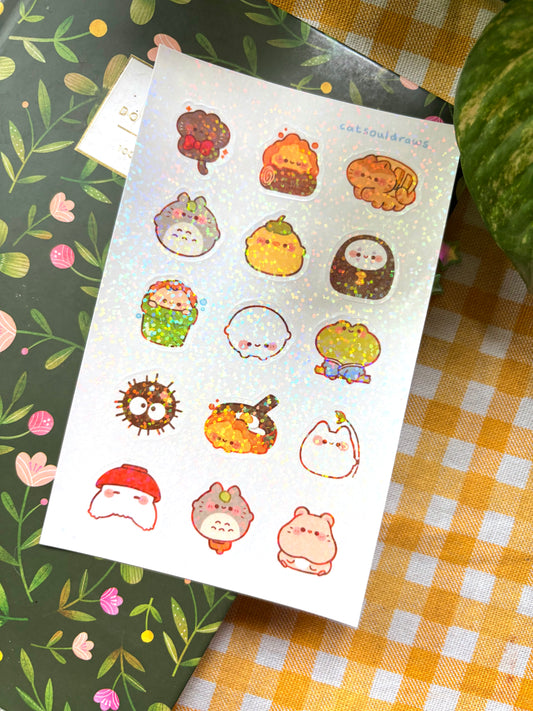 Ghibli Chibis - Holo Sticker Sheet