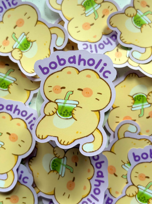 Bobaholic - Vinyl Matte Sticker