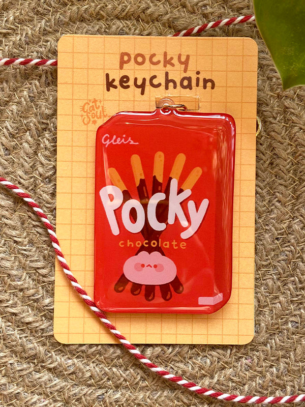 Pocky - Epoxy Keychain