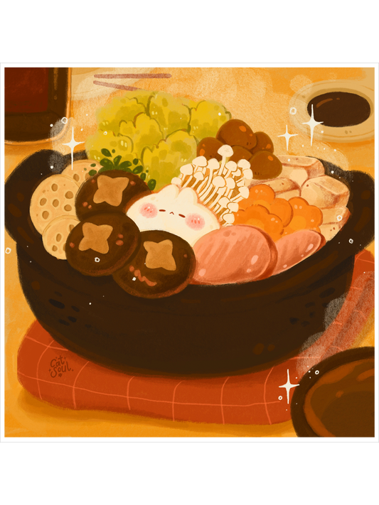 Bun Hot Pot - Print