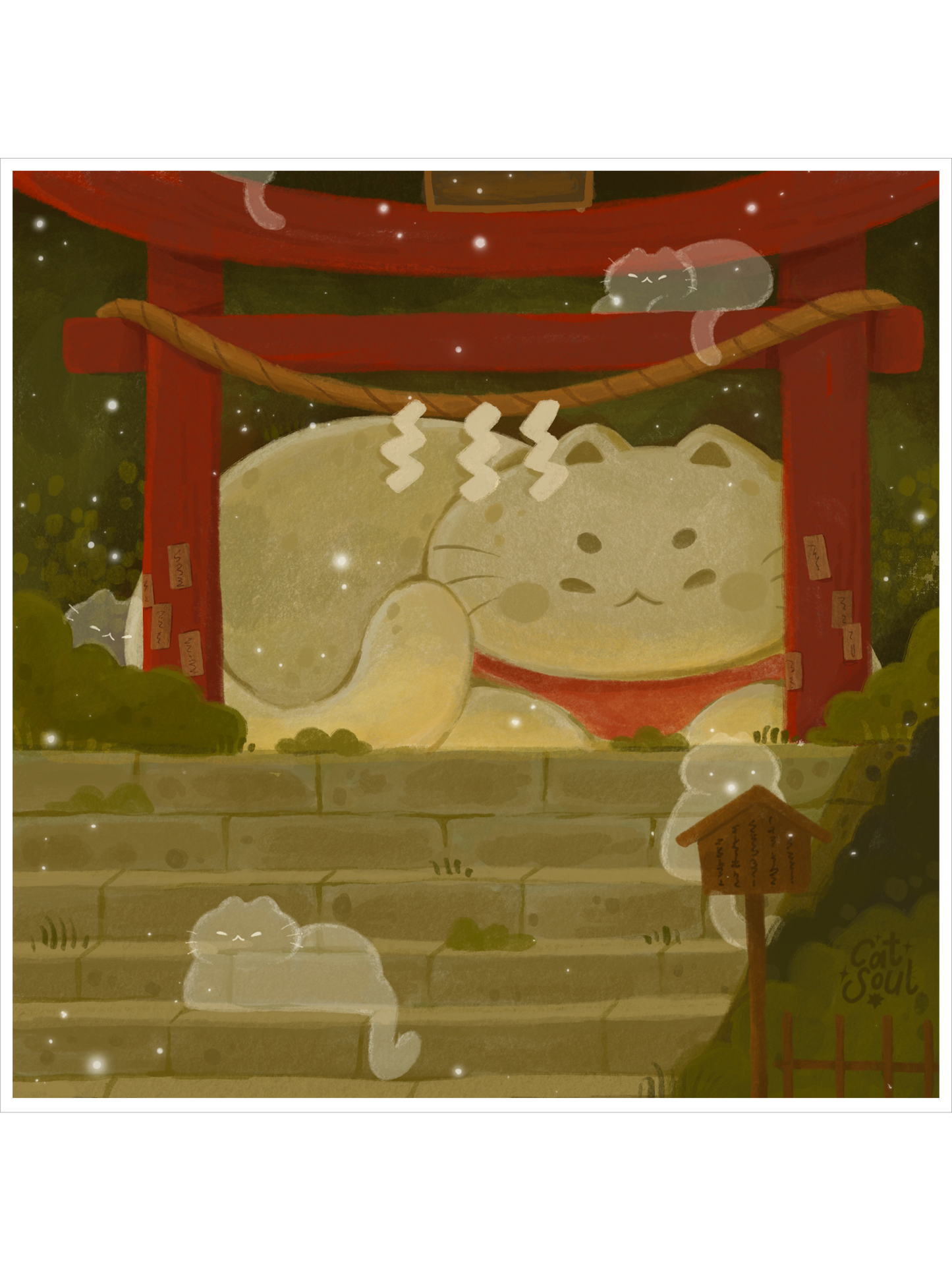 Kitty Shrine - Print