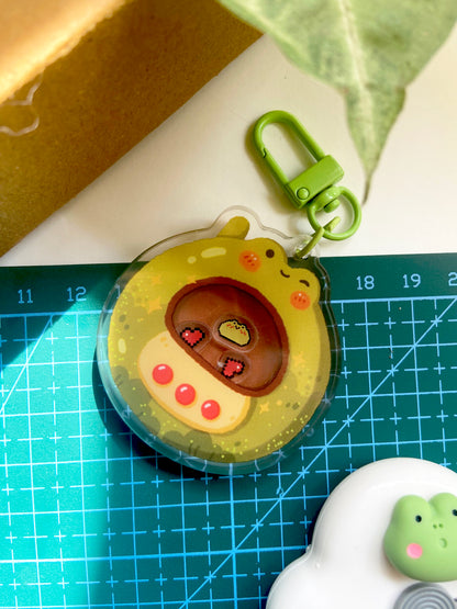 Frogitchi - Shaker Keychain