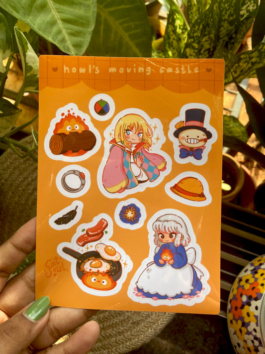 Howl's Moving Castle - Sticker Sheet