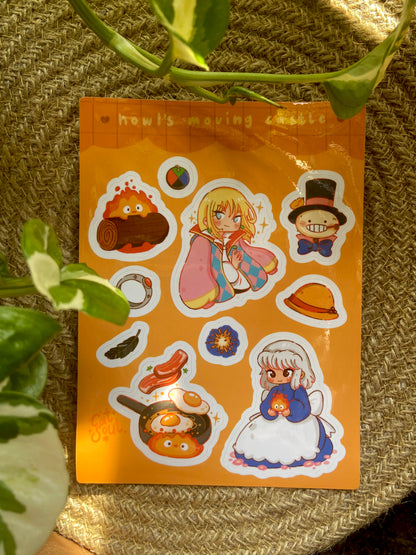 Howl's Moving Castle - Sticker Sheet