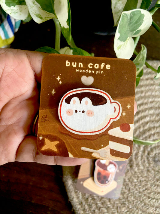 Bun Cafe - Wooden Pin